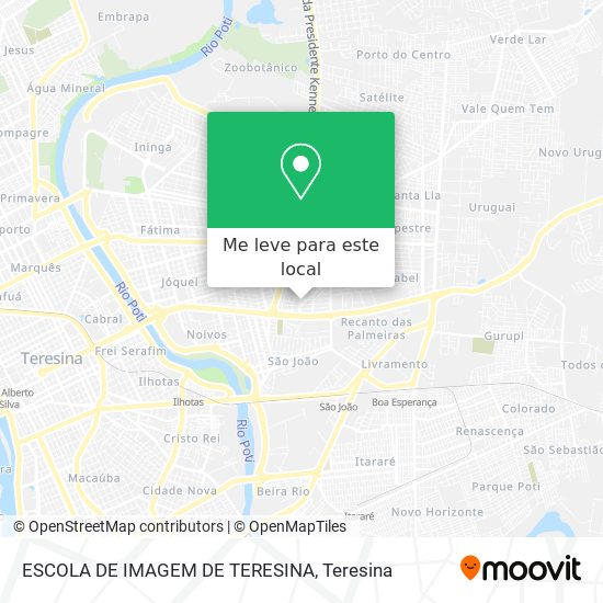 ESCOLA DE IMAGEM DE TERESINA mapa