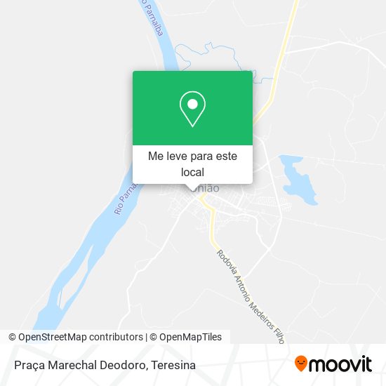 Praça Marechal Deodoro mapa