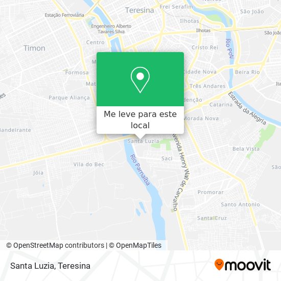 Santa Luzia mapa