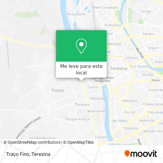 Traço Fino mapa