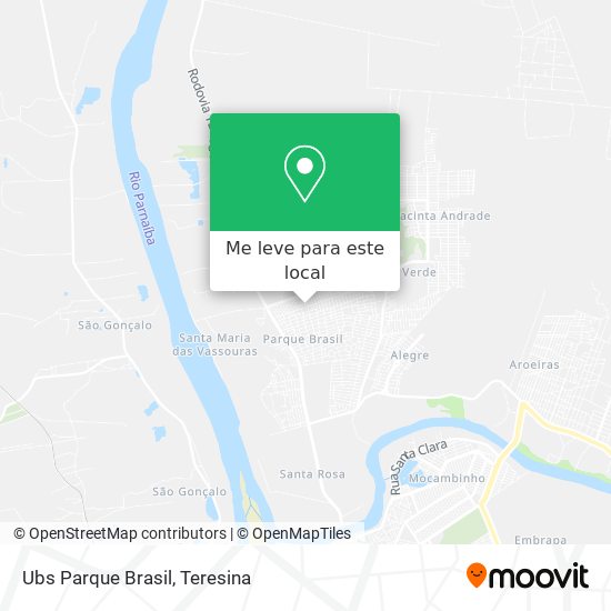 Ubs Parque Brasil mapa