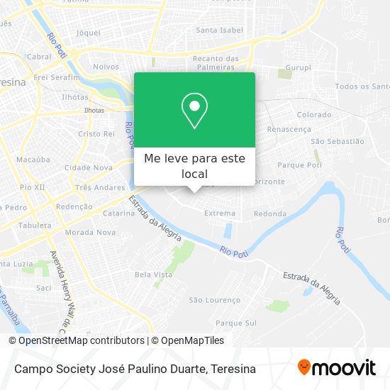 Campo Society José Paulino Duarte mapa