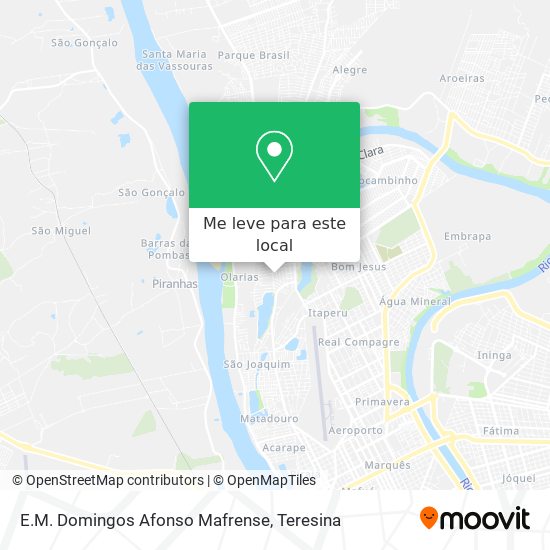 E.M. Domingos Afonso Mafrense mapa