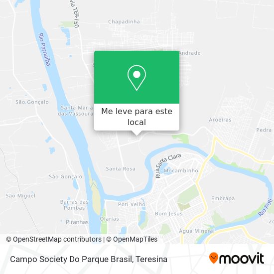 Campo Society Do Parque Brasil mapa