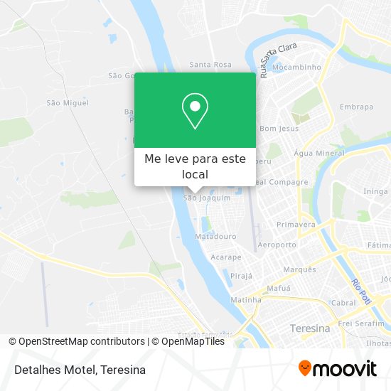 Detalhes Motel mapa