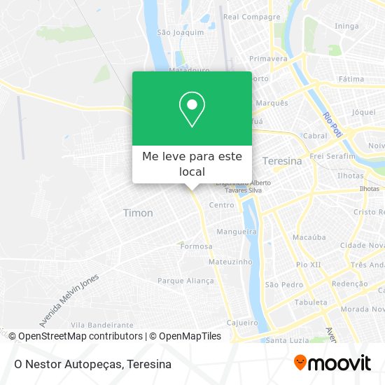 O Nestor Autopeças mapa