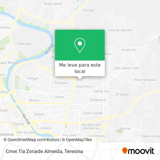 Cmei Tia Zoraide Almeida mapa