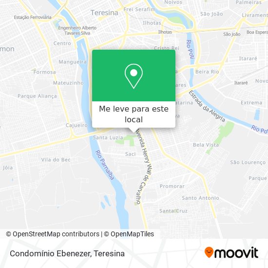 Condomínio Ebenezer mapa