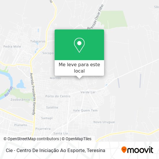 Cie - Centro De Iniciação Ao Esporte mapa