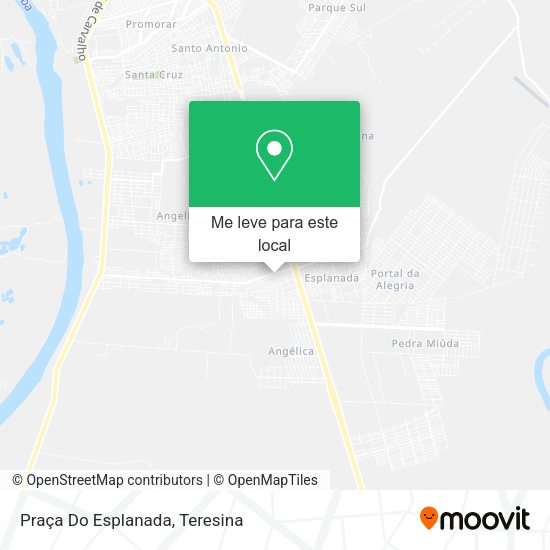 Praça Do Esplanada mapa