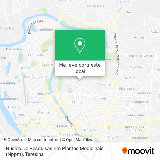 Núcleo De Pesquisas Em Plantas Medicinais (Nppm) mapa