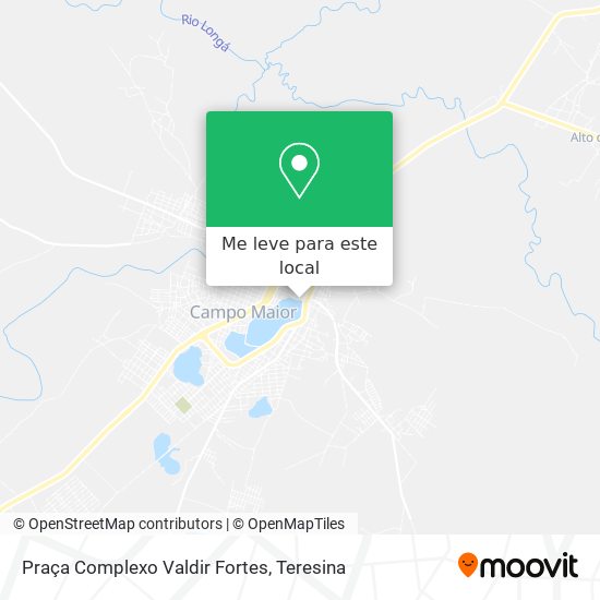 Praça Complexo Valdir Fortes mapa