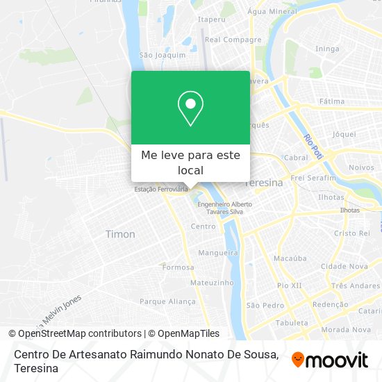 Centro De Artesanato Raimundo Nonato De Sousa mapa
