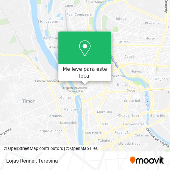 Lojas Renner mapa