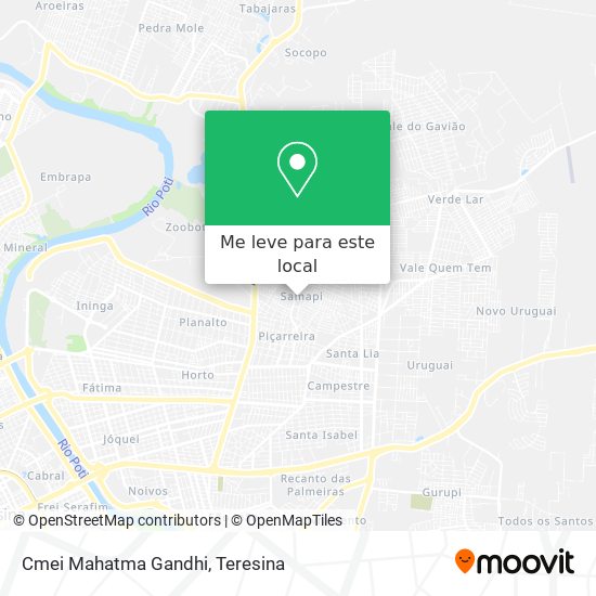 Cmei Mahatma Gandhi mapa