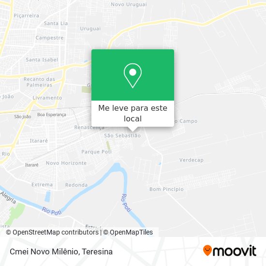 Cmei Novo Milênio mapa
