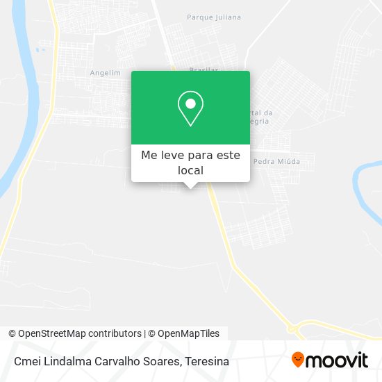 Cmei Lindalma Carvalho Soares mapa
