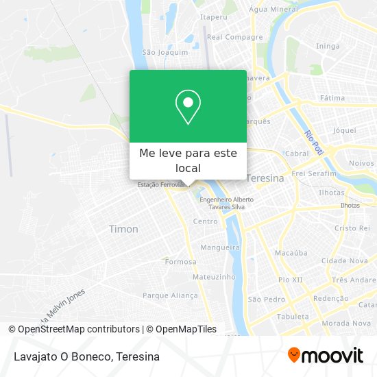 Lavajato O Boneco mapa