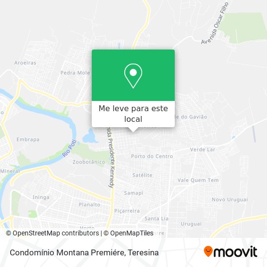Condomínio Montana Premiére mapa