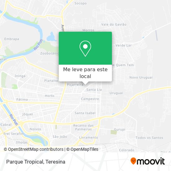 Parque Tropical mapa