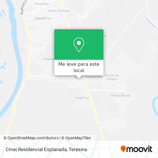 Cmei Residencial Esplanada mapa