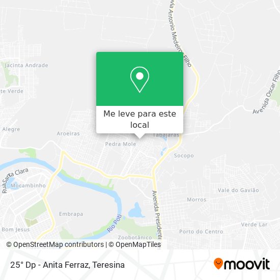 25° Dp - Anita Ferraz mapa
