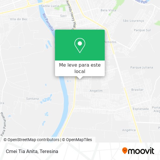 Cmei Tia Anita mapa