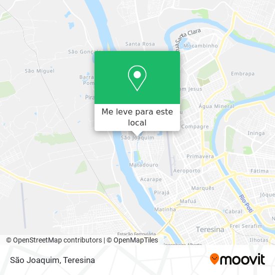São Joaquim mapa