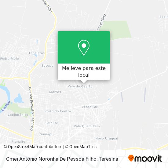 Cmei Antônio Noronha De Pessoa Filho mapa
