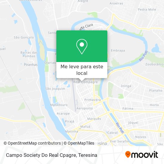 Campo Society Do Real Cpagre mapa