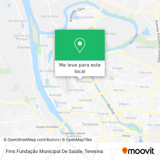 Fms Fundação Municipal De Saúde mapa
