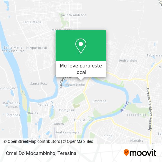 Cmei Do Mocambinho mapa