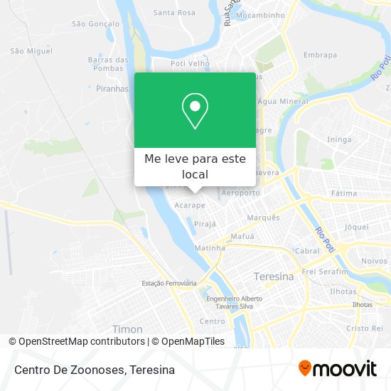 Centro De Zoonoses mapa