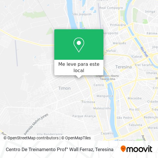 Centro De Treinamento Prof° Wall Ferraz mapa