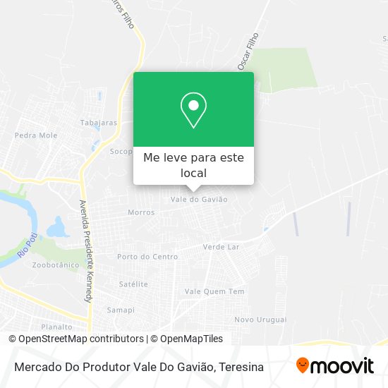 Mercado Do Produtor Vale Do Gavião mapa