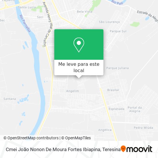 Cmei João Nonon De Moura Fortes Ibiapina mapa