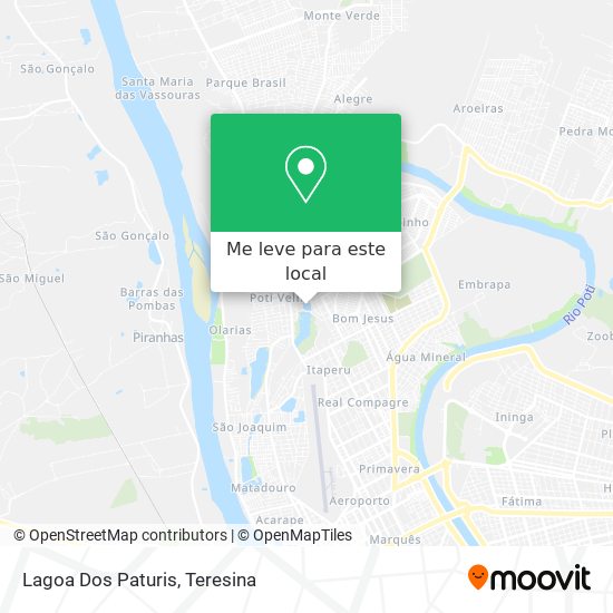 Lagoa Dos Paturis mapa