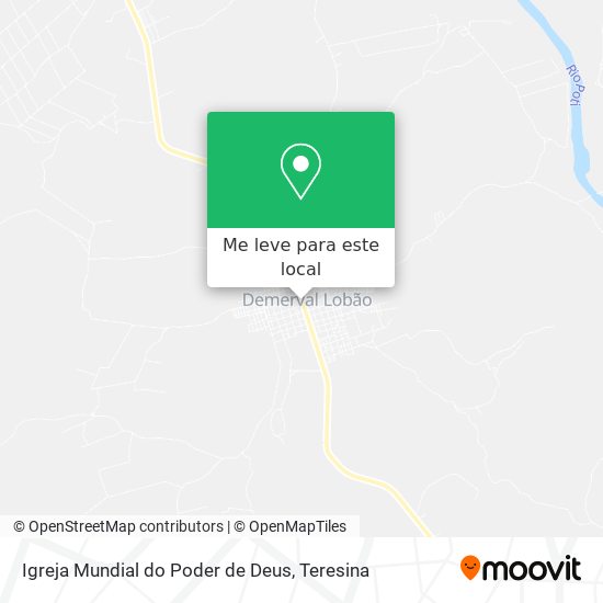 Igreja Mundial do Poder de Deus mapa