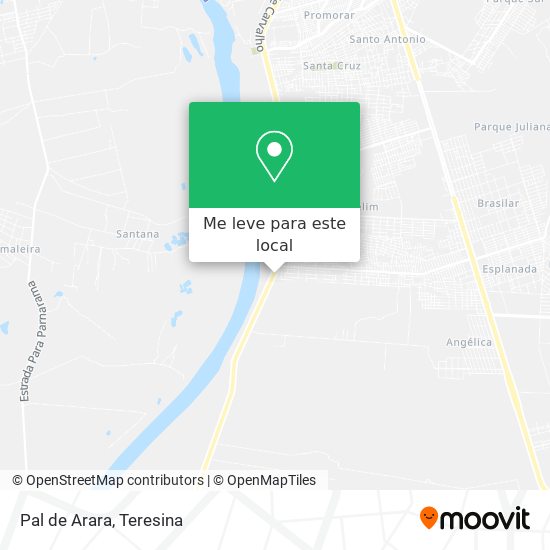 Pal de Arara mapa