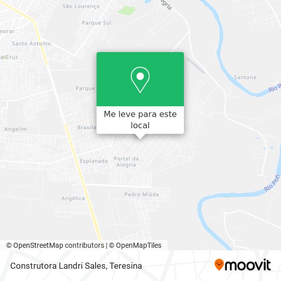Construtora Landri Sales mapa