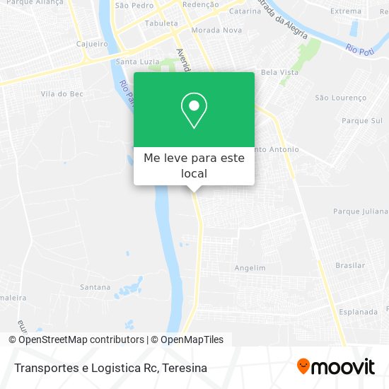 Transportes e Logistica Rc mapa