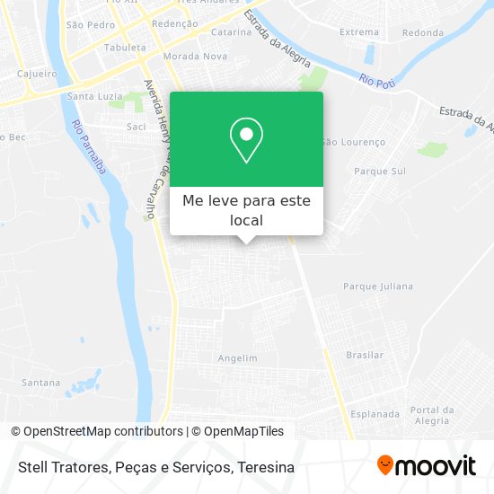 Stell Tratores, Peças e Serviços mapa