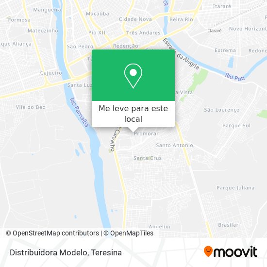 Distribuidora Modelo mapa