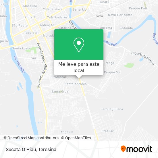 Sucata O Piau mapa