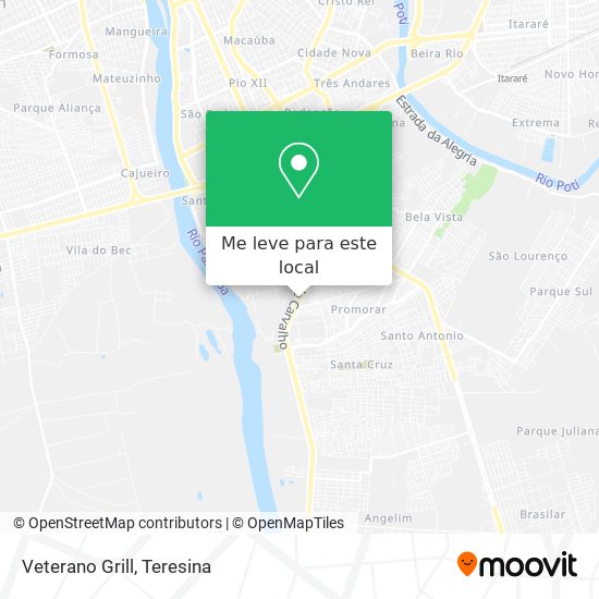 Veterano Grill mapa