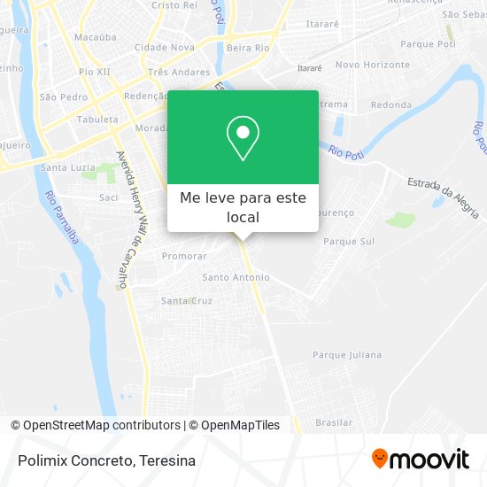Polimix Concreto mapa