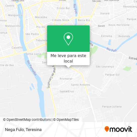 Nega Fulo mapa
