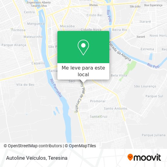 Autoline Veículos mapa