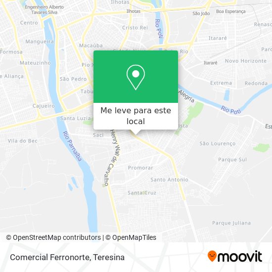 Comercial Ferronorte mapa
