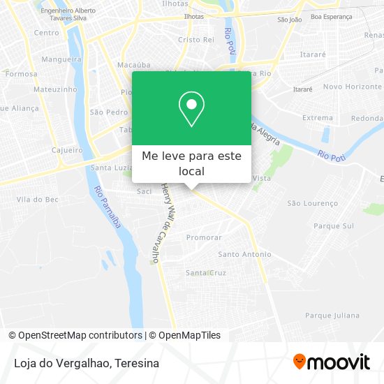 Loja do Vergalhao mapa